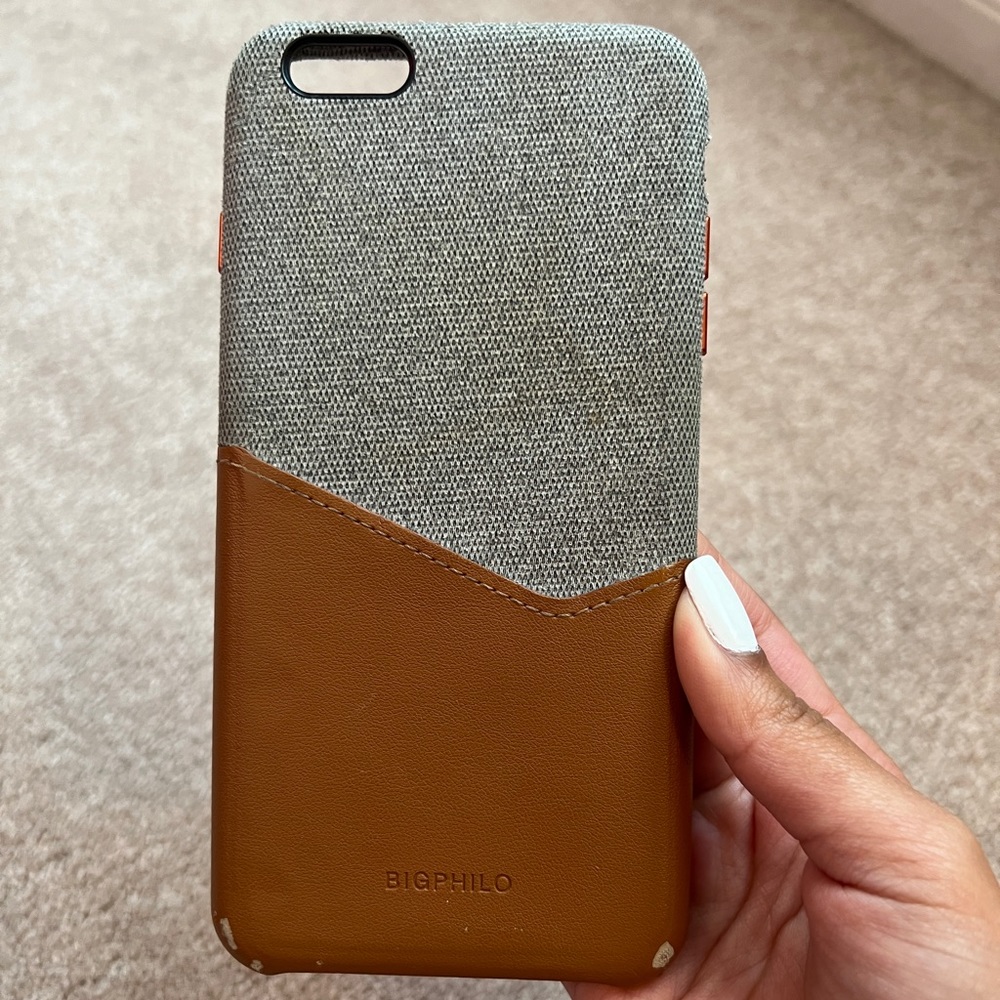 BigPhilo Apple iPhone 6S+ Leather Phone Case with Wallet
